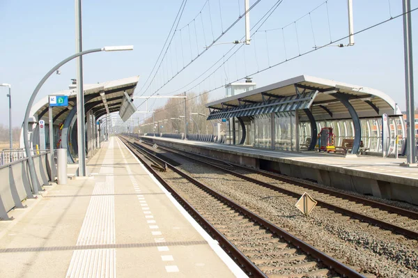 Stazione Vuota Arnhem Zuid Nei Paesi Bassi — Foto Stock