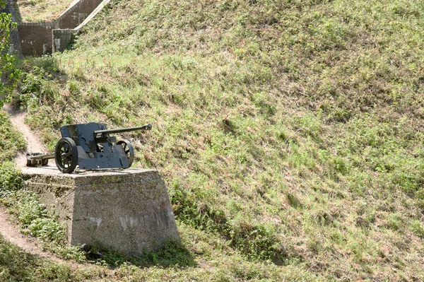 Historische Kanone Aus Dem Zweiten Weltkrieg Nijemegn Niederlande — Stockfoto