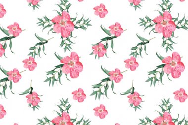 romantik arka plan ile flowers.pattern