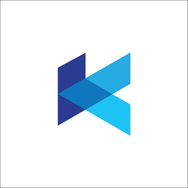 K logo vector,initials letter K sign and symbol — Stock Vector