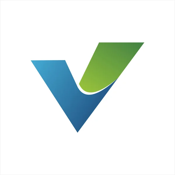 Kezdőbetűk V logó absztrakt vektor tervek — Stock Vector