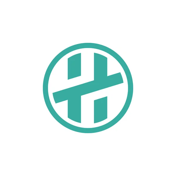 Logo inicial H vector abstracto — Vector de stock