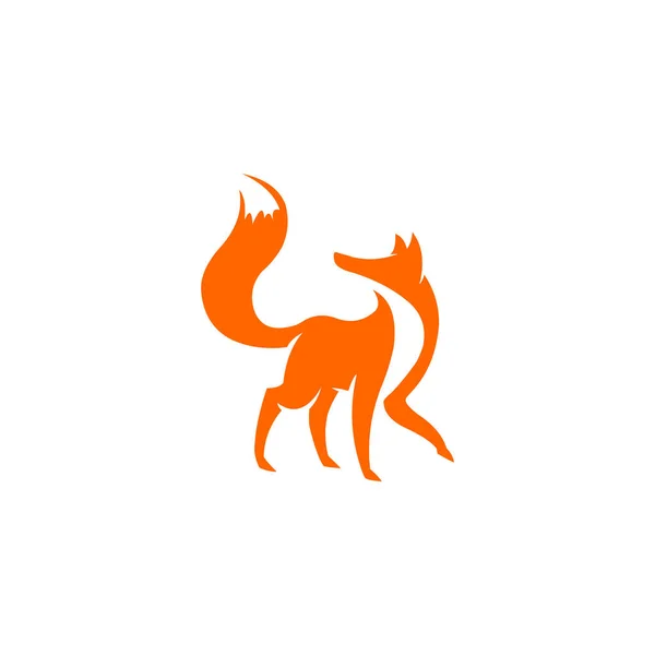 Fox szablon wektor logo — Wektor stockowy