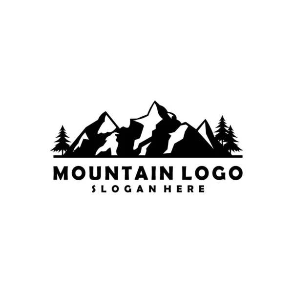 Design Vettoriale Logo Montagna — Vettoriale Stock