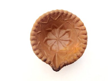 Geleneksel kil diya lambaları diwali kutlaması sırasında yanar