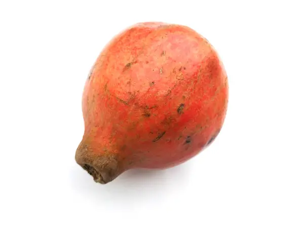 Ein Frischer Süßer Granatapfel Isoliert Auf Weißem Hintergrund — Stockfoto