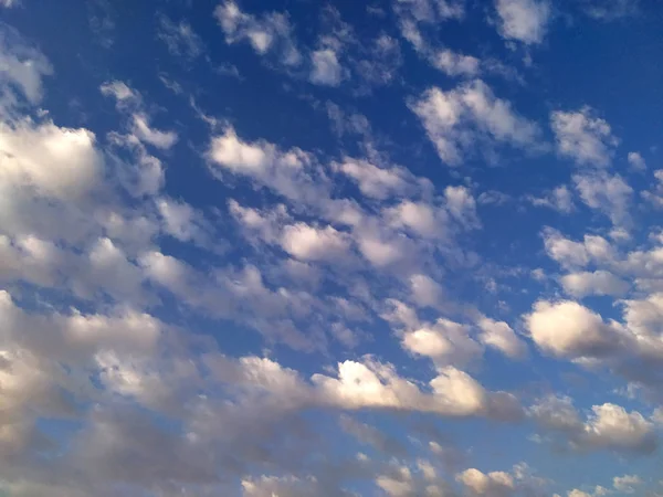 White Shining Clouds Blue Sky — Stock Photo, Image