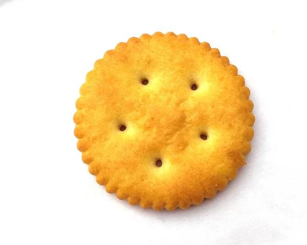 Montón Galletas Digestivas Comida Dulce Aisladas Blanco —  Fotos de Stock