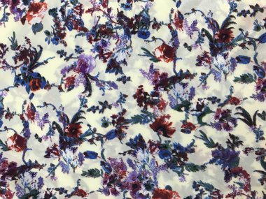 Batik fablic güzel desen çiçekler