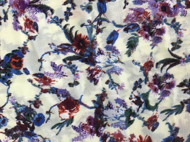 Batik fablic güzel desen çiçekler