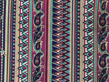 Batik fablic güzel desen çiçekler