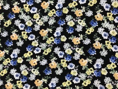 Batik fablic güzel desen çiçekler