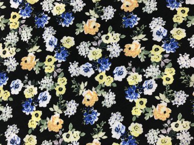 Batik fablic güzel desen çiçekler