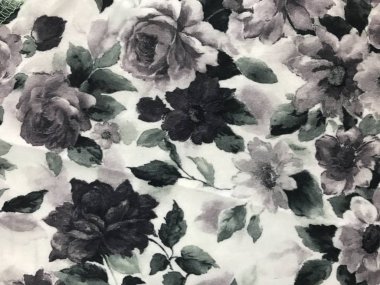 Batik fablic güzel desen çiçekler