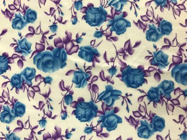 Batik fablic güzel desen çiçekler