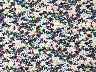 Batik fablic güzel desen çiçekler