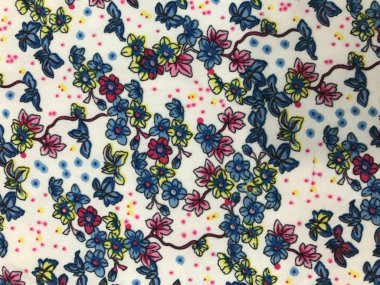 Batik fablic güzel desen çiçekler