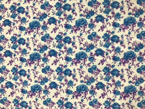Piękny wzór kwiaty na batik fablic — Zdjęcie stockowe