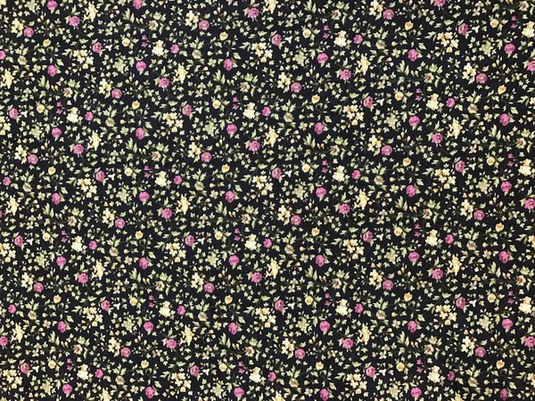 Beautiful pattern flowers on batik fablic — Stock Photo, Image