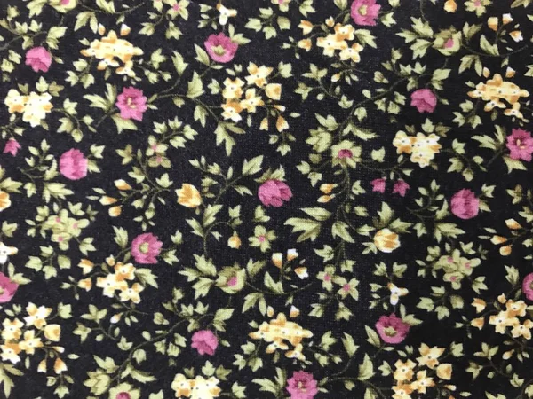 Batik fablic güzel desen çiçekler — Stok fotoğraf