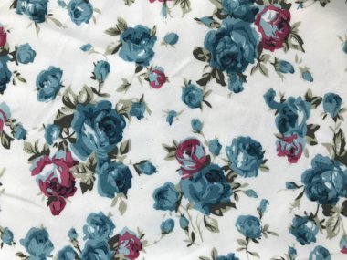 Batik fablic güzel desen çiçekler