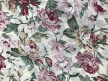 batik arka plan üzerinde güzel renkli çiçekler 