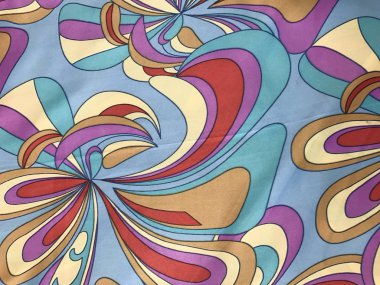 batik arka plan üzerinde güzel renkli çiçekler 