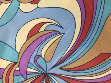 batik arka plan üzerinde güzel renkli çiçekler 