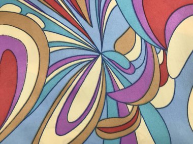 batik arka plan üzerinde güzel renkli çiçekler 