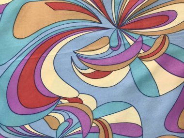 batik arka plan üzerinde güzel renkli çiçekler 