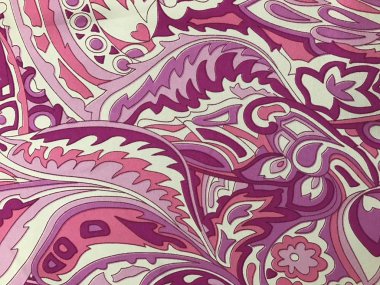 batik arka plan üzerinde güzel renkli çiçekler 