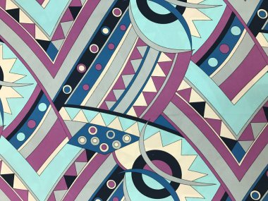 batik arka plan üzerinde güzel renkli çiçekler 