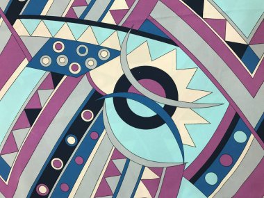 batik arka plan üzerinde güzel renkli çiçekler 