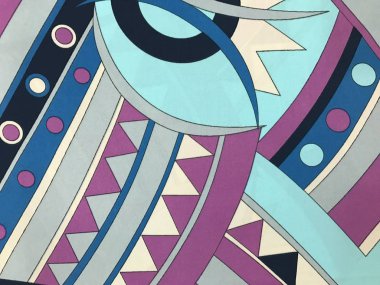 batik arka plan üzerinde güzel renkli çiçekler 