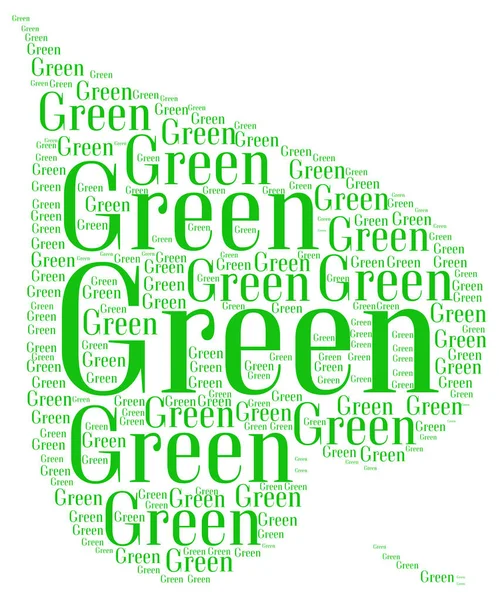 GO GREEN ECOLOGY — Stock Photo, Image