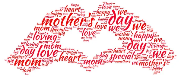 Mother day word cloud — Stock Photo, Image