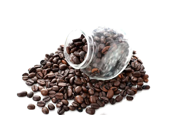 Black coffee beans — Stock Photo, Image