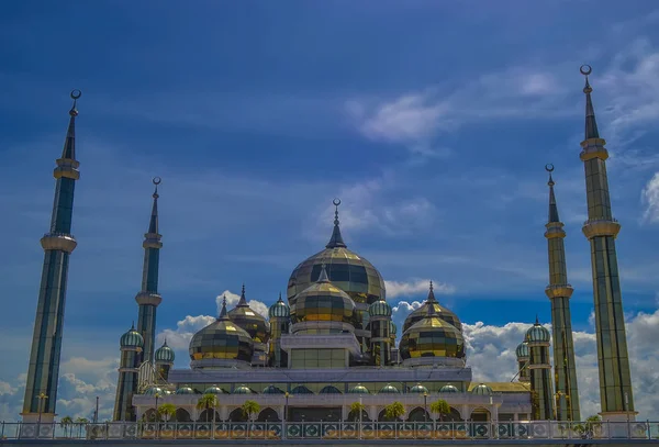 Mesquita de cristal ou Masjid Kristal em Kuala Terengganu, Terengganu — Fotografia de Stock