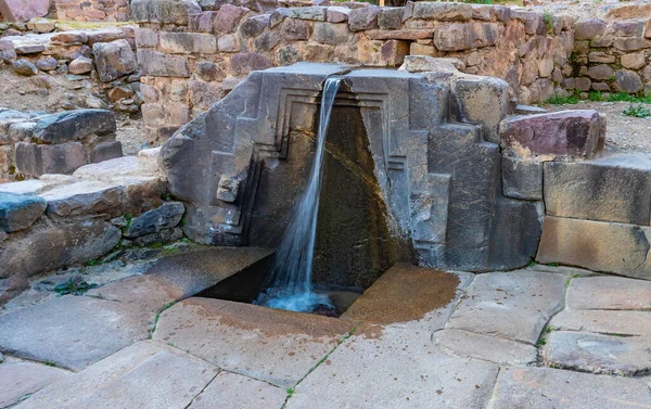 Una Fuente Ruinas Talladas Piedra Llamada Baño Princesa Parque Arqueológico — Foto de Stock