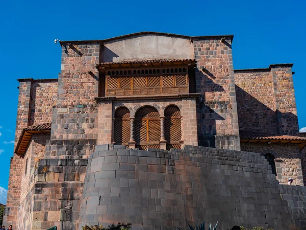 Cusco, Peru 'daki İnka Güneş Tapınağı veya Kurikança (Coricancha).