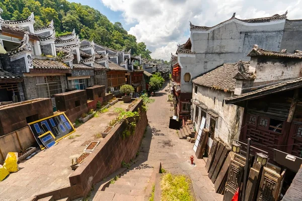 Alley Secondary Streets Traditional Old Town Fenghuang Ancient City Hunan — Foto de Stock