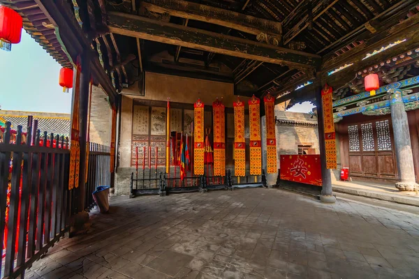 Sala Aula Emo Deus Riqueza Templo Cheng Huang Temple Pingyao — Fotografia de Stock
