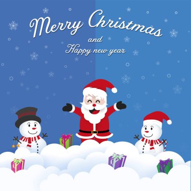 Noel tatili Noel Baba Kardan adam Mutlu yıllar