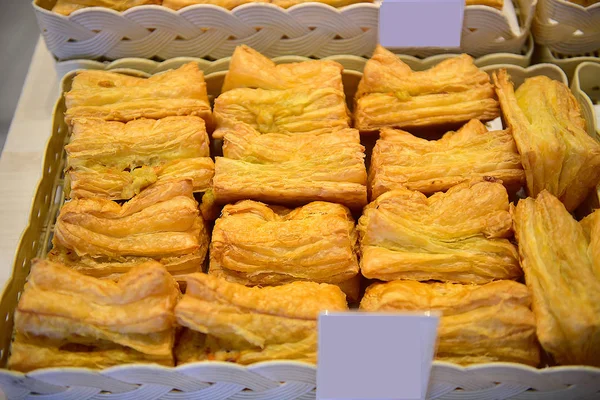 Rayong Tailandia julio 24 2019 Deliciosos pasteles se preparan para sal —  Fotos de Stock