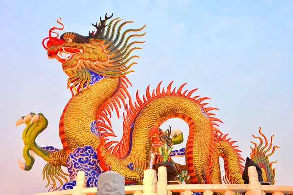 Dragon čínský nový rok, čínské novoroční aktivity — Stock fotografie