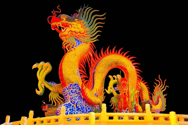 Drachen chinesisches Neujahr, chinesische Neujahrsaktivitäten — Stockfoto