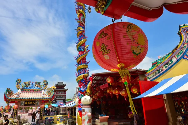 Suphanburi cityThailand May 27 2018 Unidentified Huge dragon sta — Stock Photo, Image