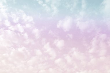 Gökyüzü ve bulut rengarenk arka planda .