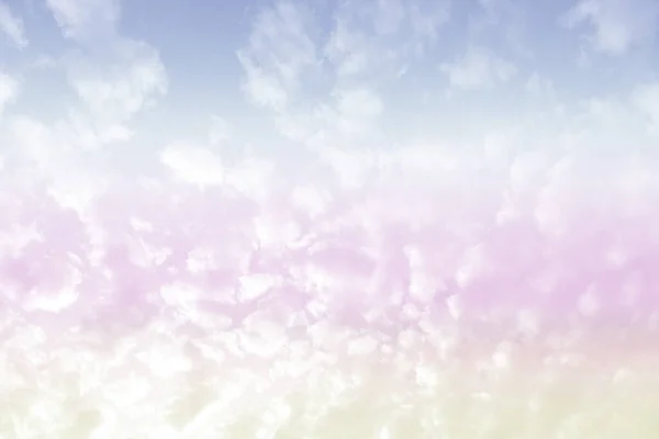 Ciel Nuage Avec Fond Pastel Coloré — Photo