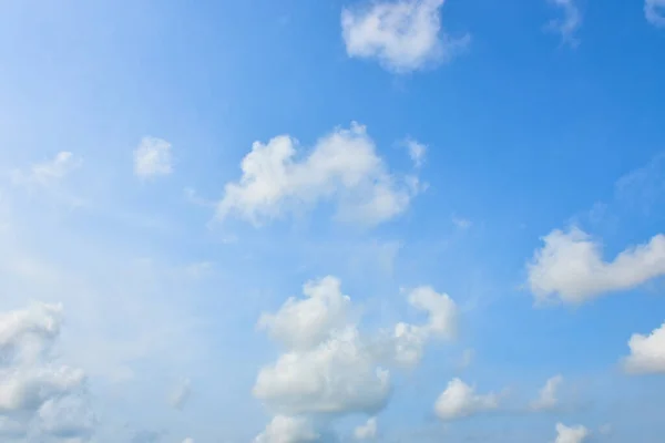 Blue sky white cloud white background. Beautiful sky and clouds in the afternoon. Bright